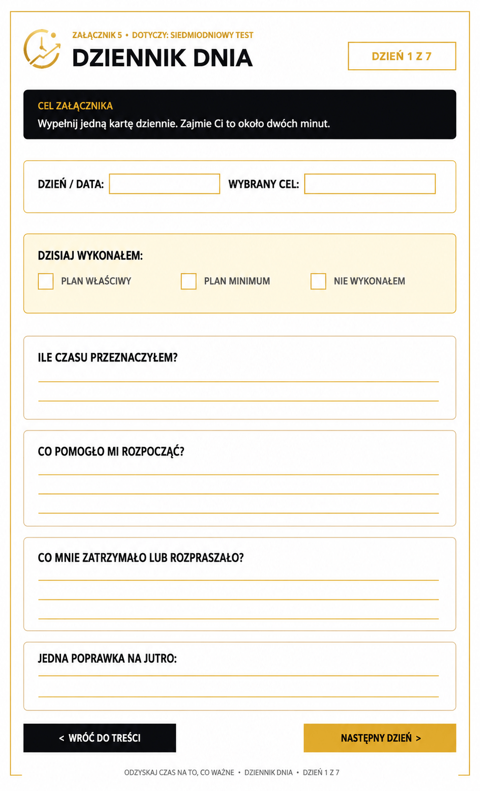 Jedna rzecz na 30 dni